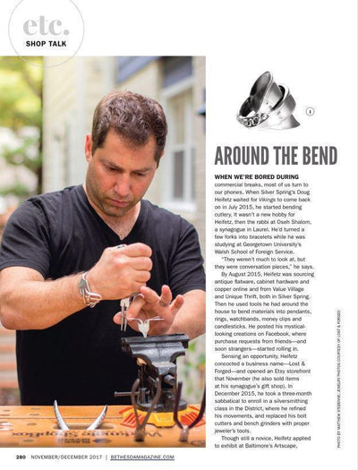 More Than Just Spoon Rings & Fork Bracelets: Bethesda Magazine Article