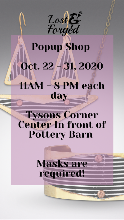 Tysons Corner Popup Shop, Oct 22nd-31st, 2020