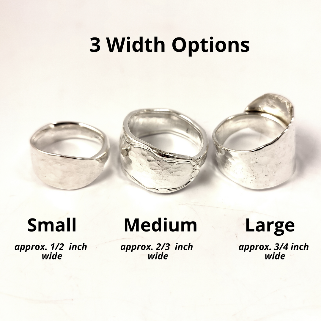 Catch of the Day Spoon Ring - Classic Band Shape