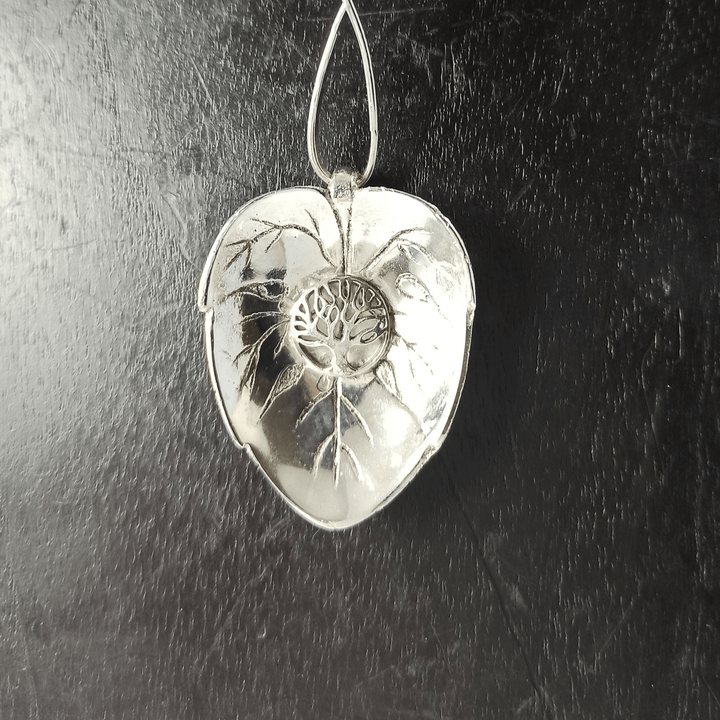 Tree of Life Silver Leaf Pendant Necklace
