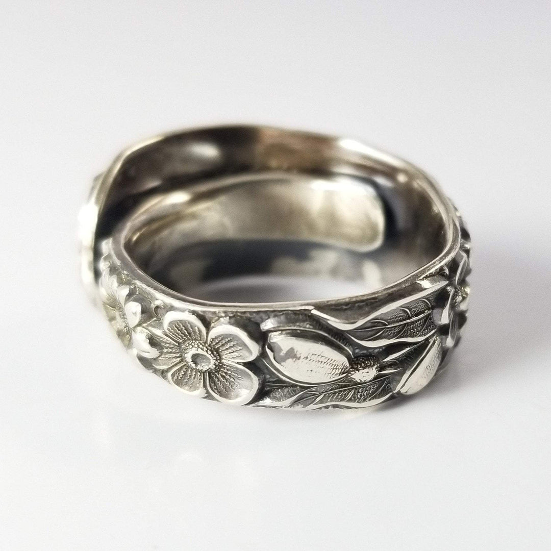 Charm Bouquet Band-Shape Spoon Ring
