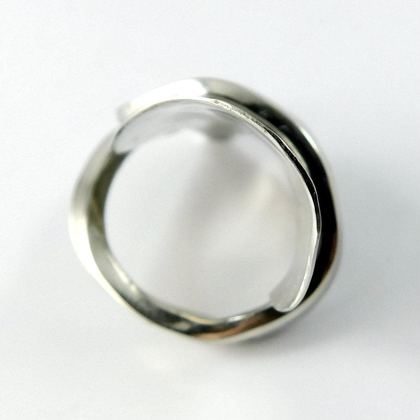 Tulip Twist Whole Silver Spoon Ring