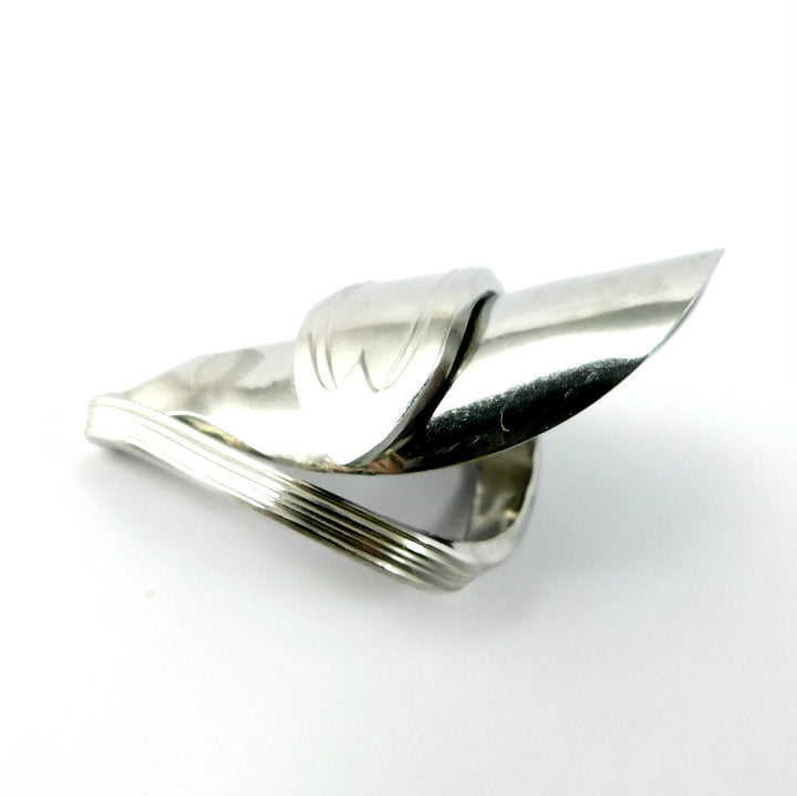 Tulip Twist Whole Silver Spoon Ring