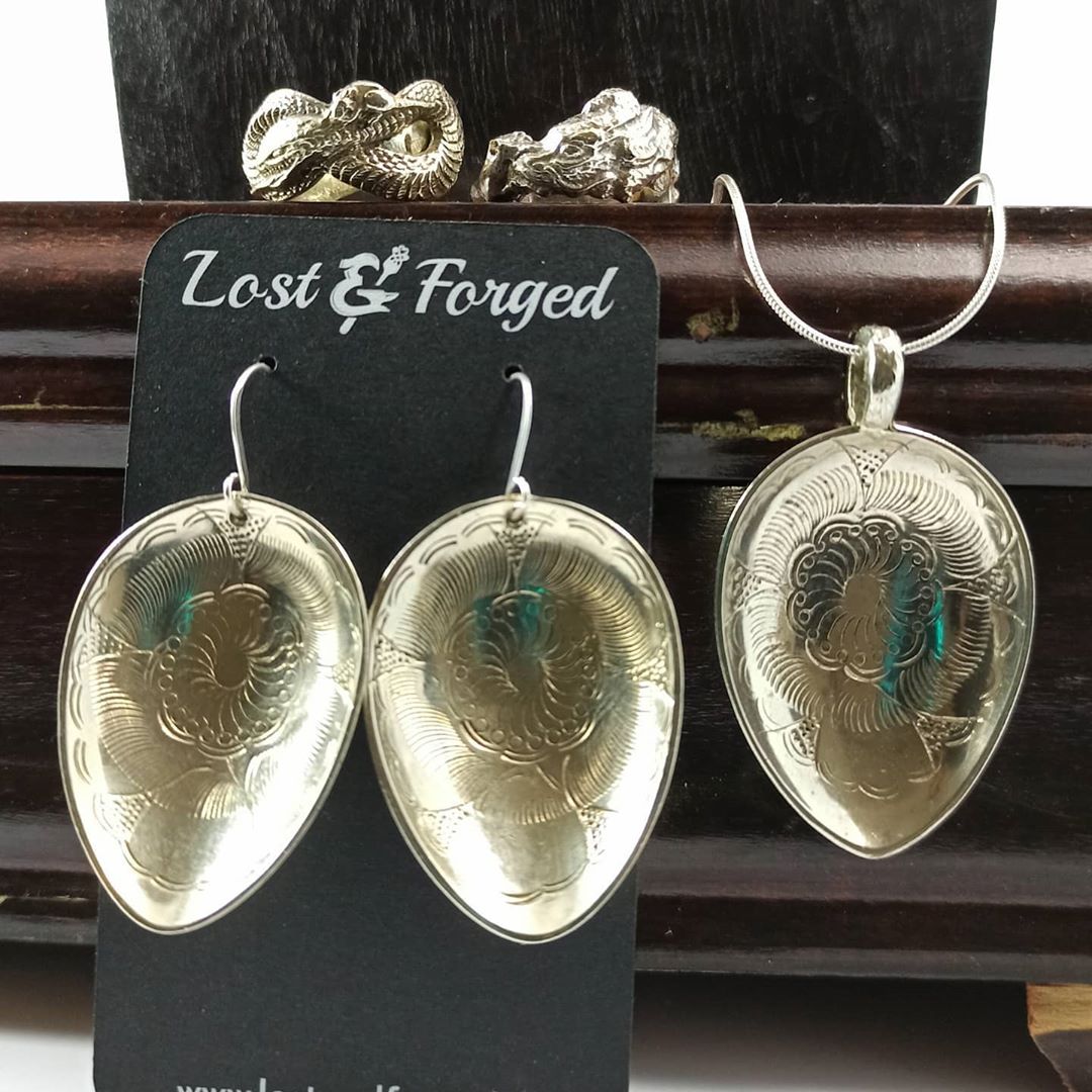 Plum Blossom Silverware Jewelry Collection pieces