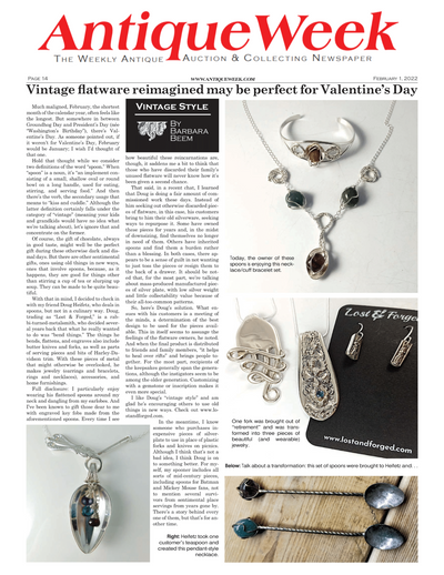 In the News: Valentine's Day Silverware Jewelry!