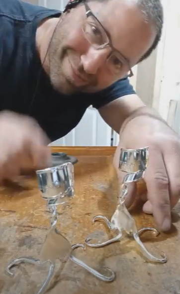 Totally Twisted (and yet still G-Rated) - Candlesticks in the Workshop Video