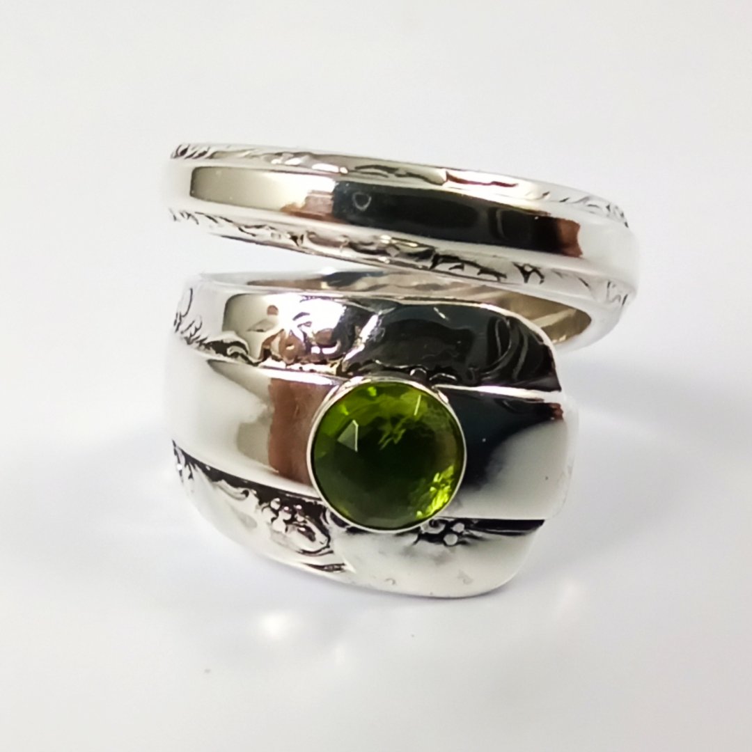 Gemstone Spoon Rings
