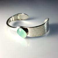 Cuff Bracelets Made from Genuine Silver Flatware