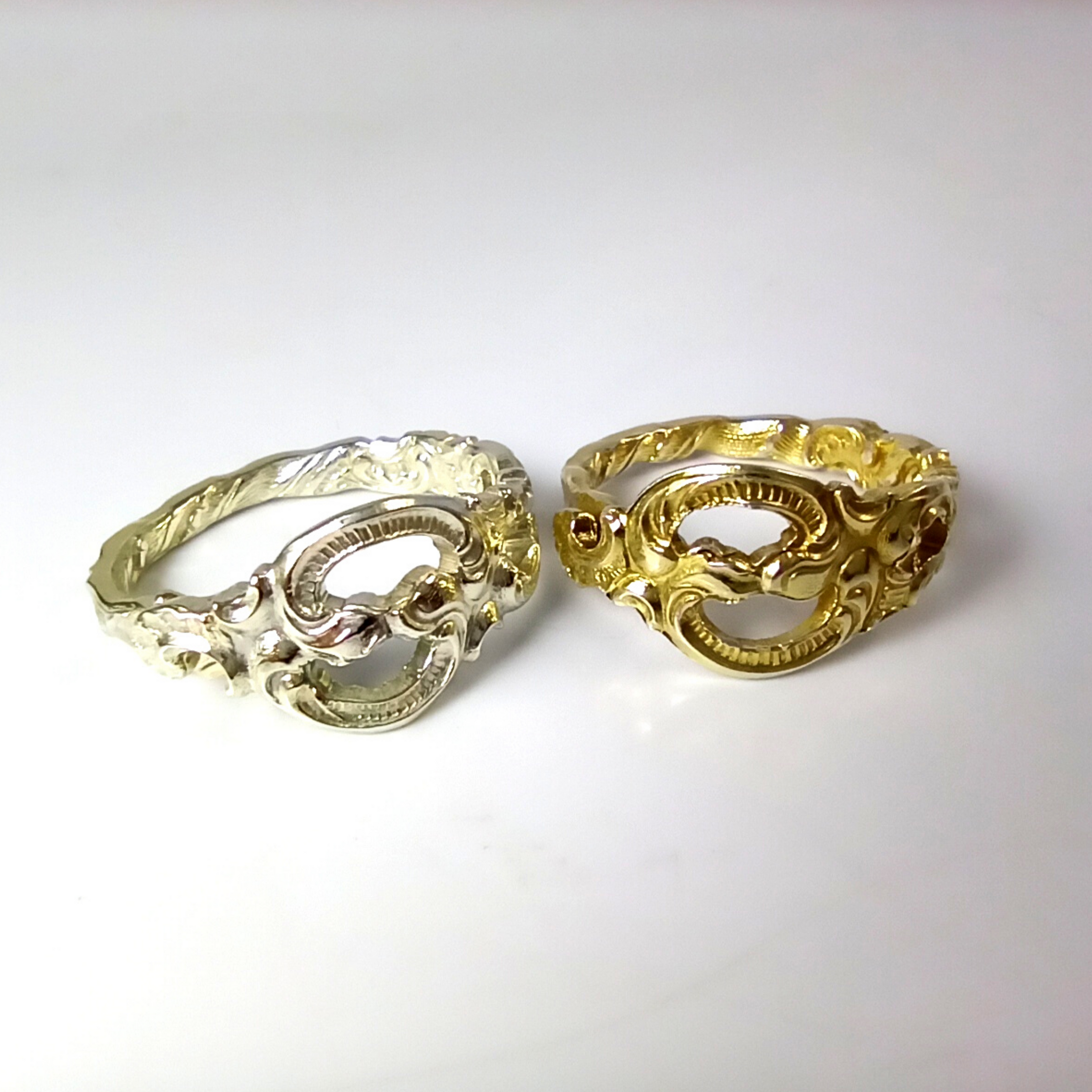 Norwegian Pierced Spoon Rings