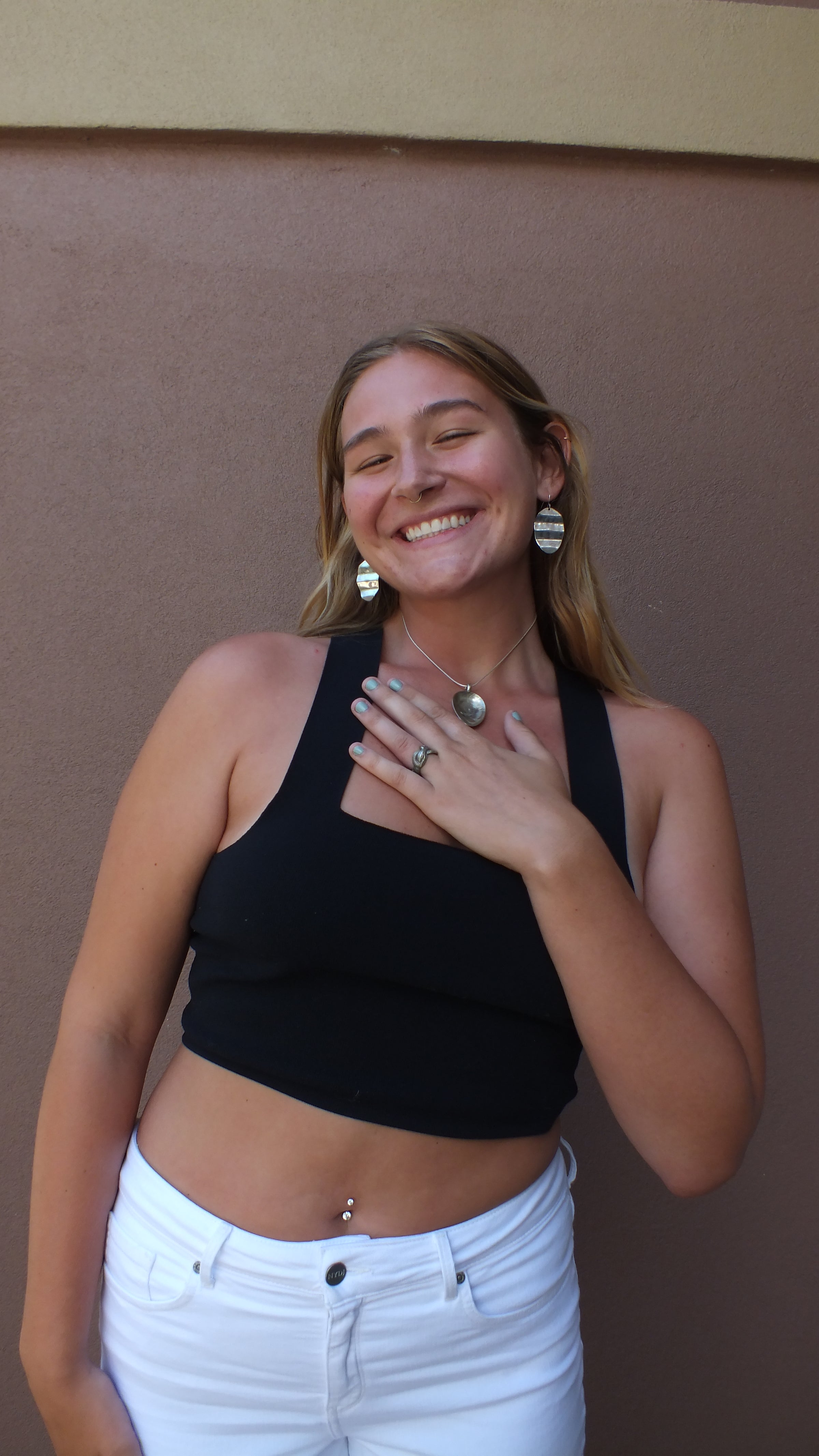Silverware Jewelry on model