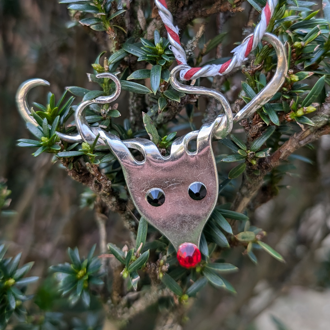 Reindeer Fork Ornament
