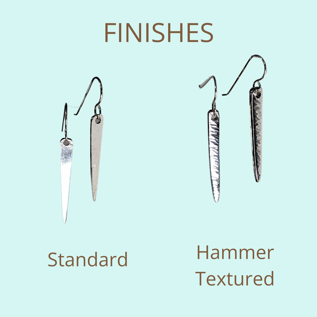Silver Streak Fork Tine Necklace