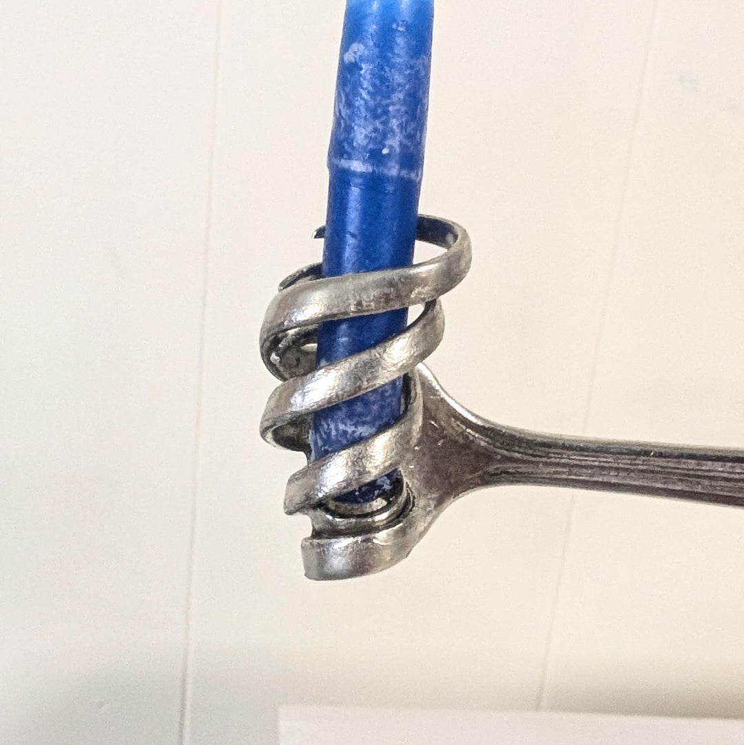 Silver Hanukkah Menorah - "The Reclaimed Miracle"