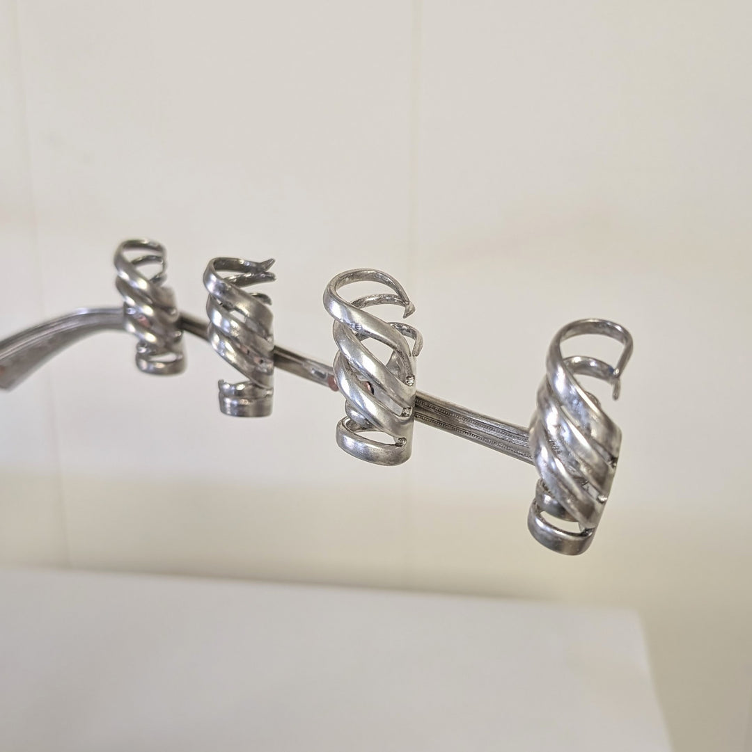 Silver Hanukkah Menorah - "The Reclaimed Miracle"