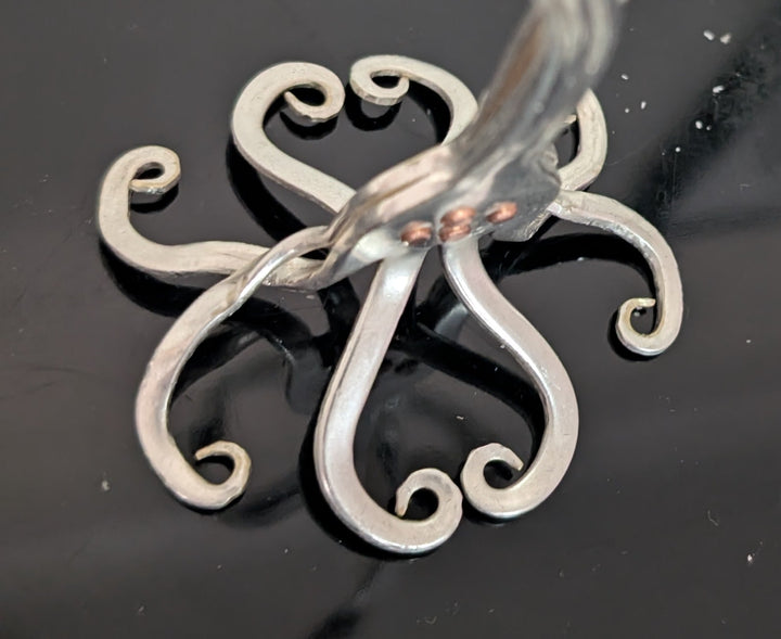 Candelebra base - made from forks