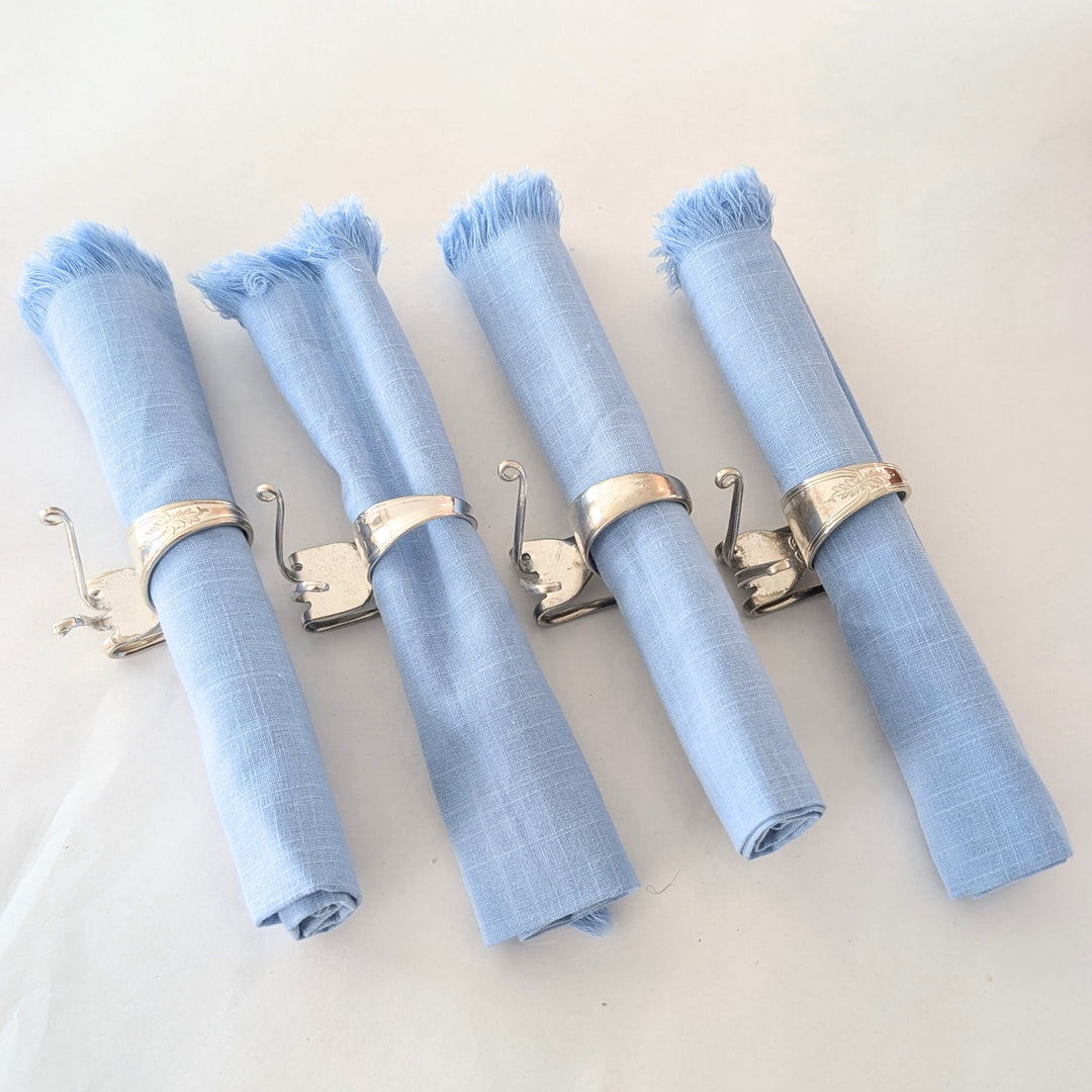 Snail Fork Napkin Ring Set - "The Art of Slow Dining"