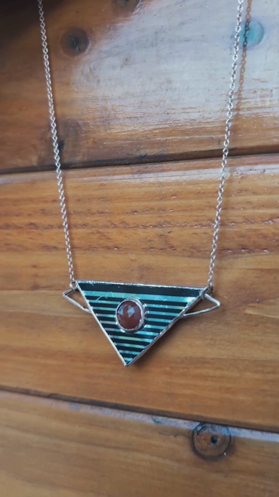 Harley Davidson Fender Trim Rose Gold Necklace