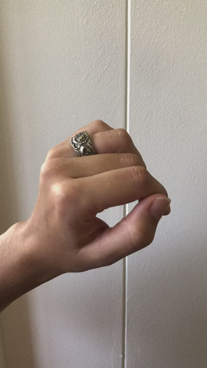 Charm Bouquet Band-Shape Spoon Ring