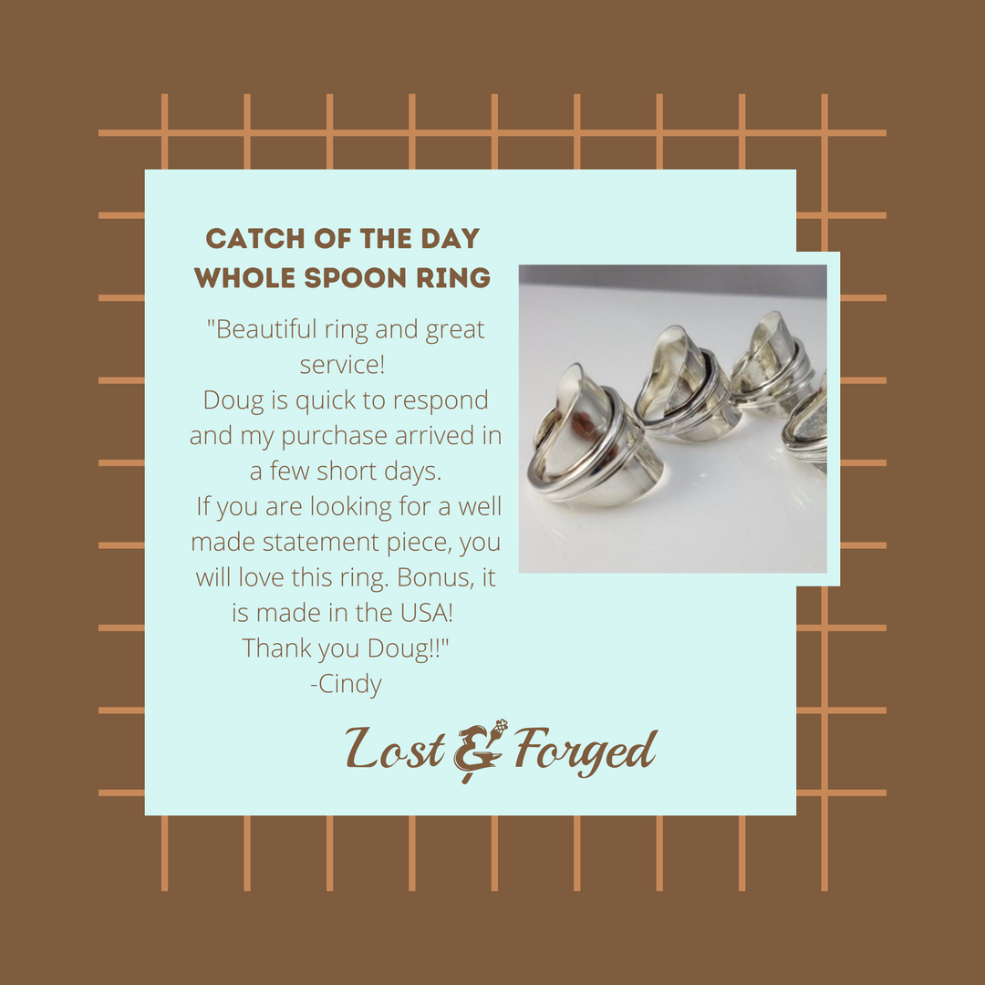 Catch of the Day Whole Spoon Ring