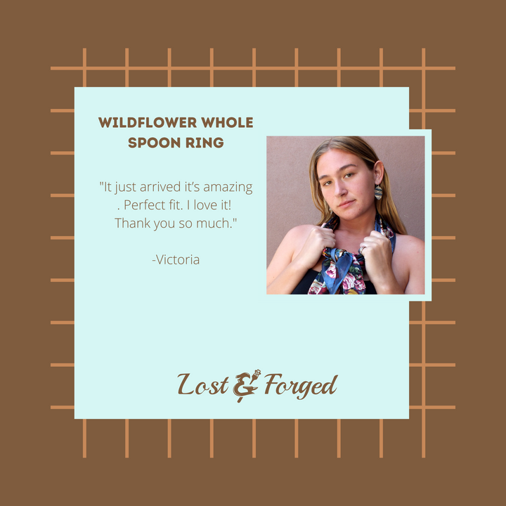 Wildflower Whole Spoon Ring