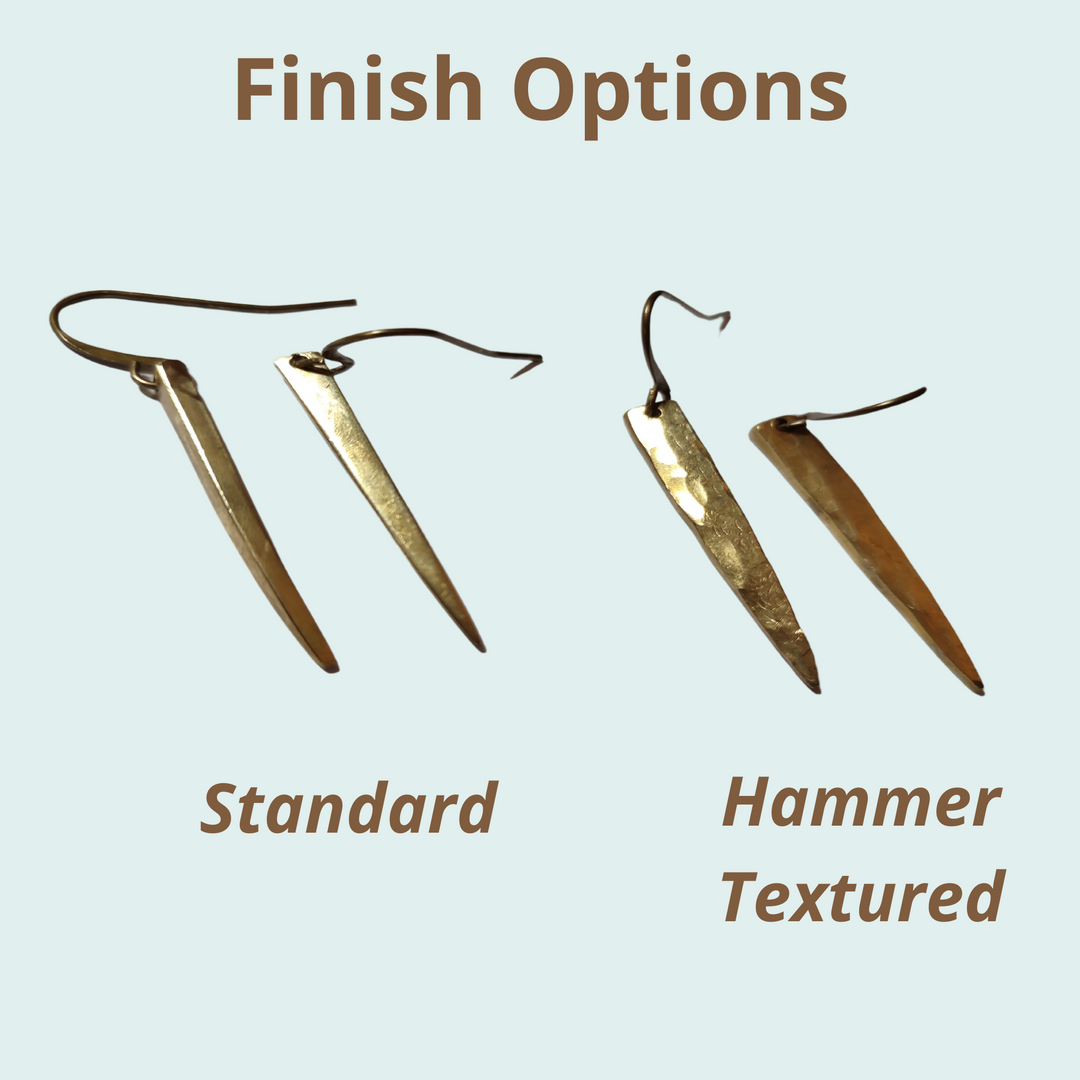 Golden Bronze Fork Tine Necklace