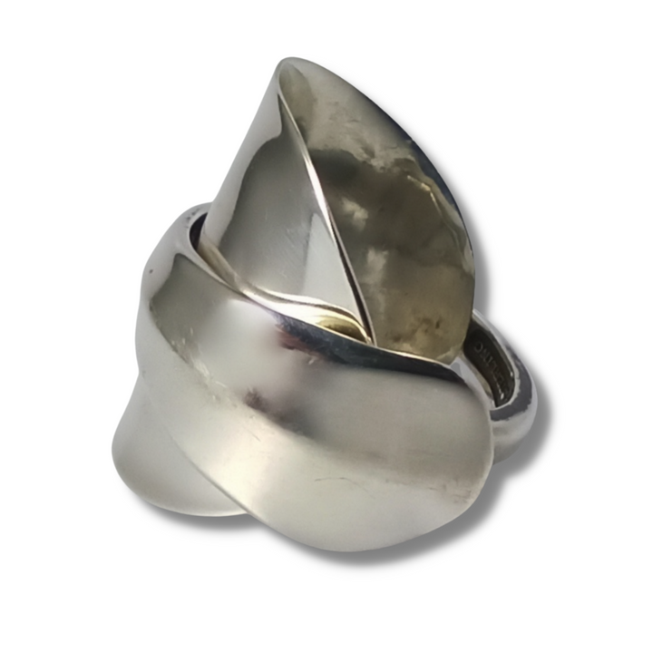 Ridgeback Sterling Silver Whole Demitasse Spoon Ring