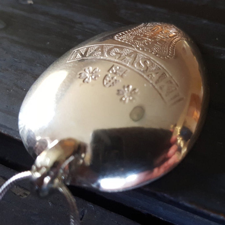 Plum Blossom Nagasaki Spoon Pendant Necklace