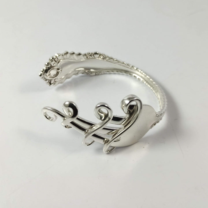 Melodia Silver Fork Cuff Bracelet