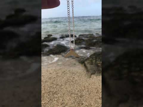 Mermaid Tail Silverware Pendant Necklace