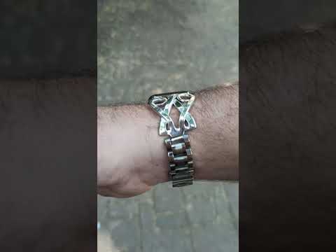 Silver Fork Apple Watch Band