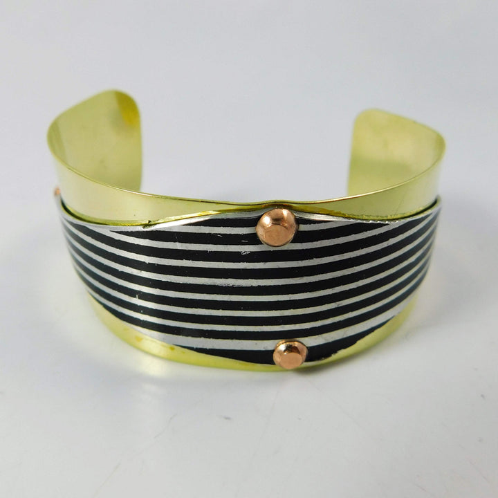 Harley Motorcycle Fender Cuff Bracelet, on Brass