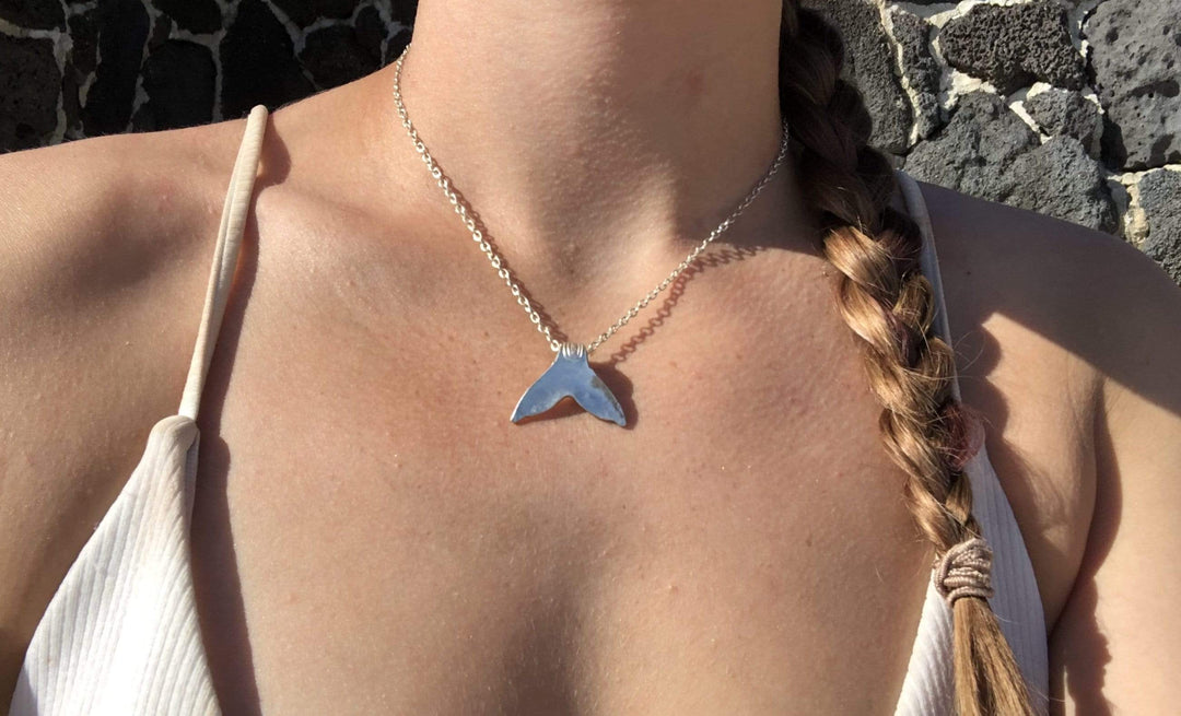 Jewelry Mermaid Tail Silverware Pendant Necklace