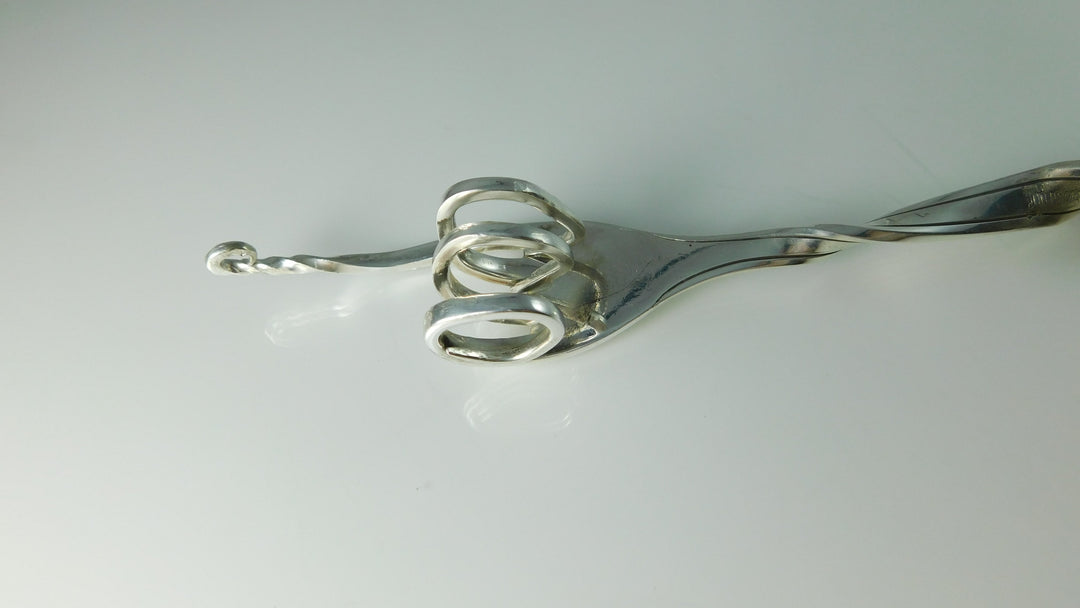 Twisted Fork Yad Torah Reading Pointer Judaica PIece