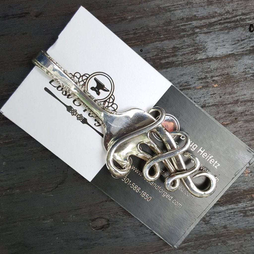 Melodia Silver Fork Money Clip