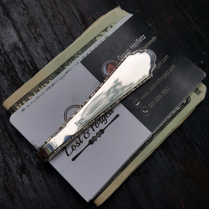 Melodia Sterling Silver Fork Money Clip