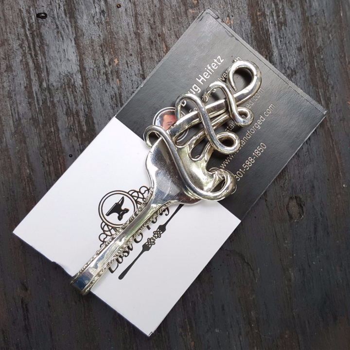 Melodia Sterling Silver Fork Money Clip