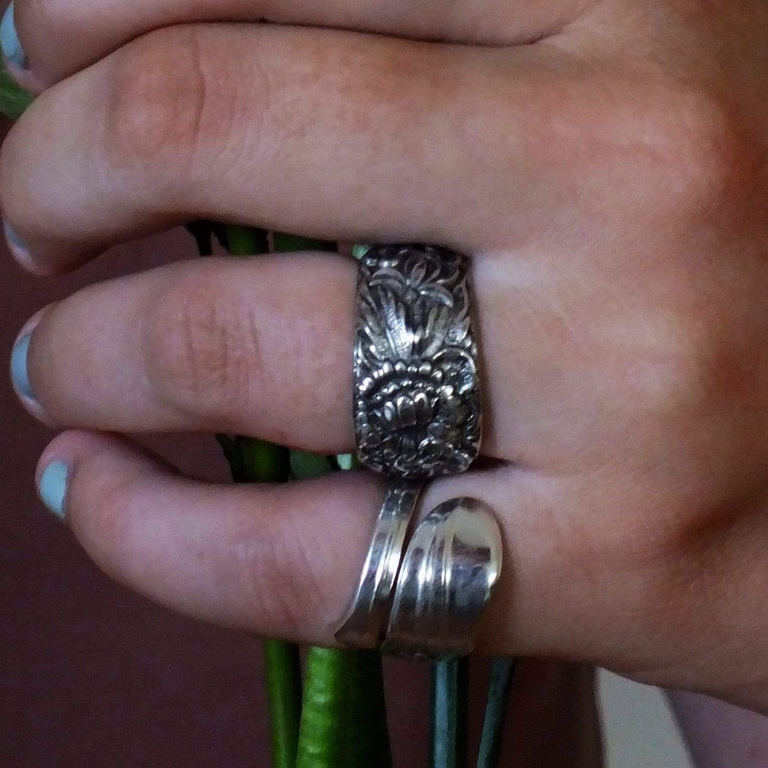 spoon ring Charm Bouquet Band-Shape Spoon Ring
