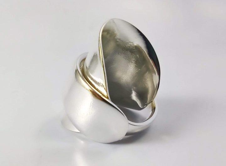 Elegance Silver Whole Spoon Ring