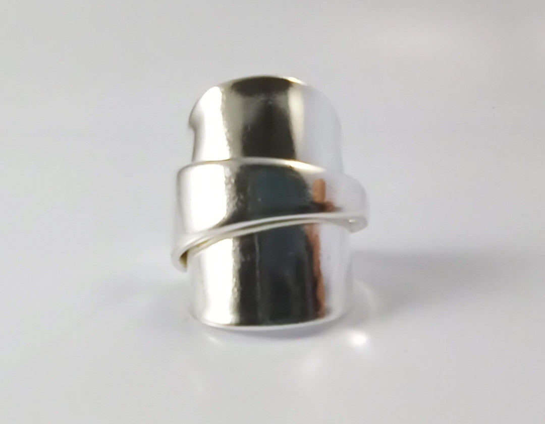 Elegance Silver Whole Spoon Ring