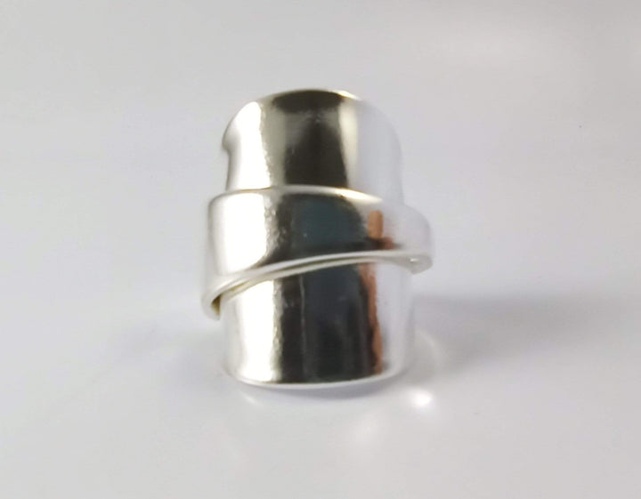 Elegance Silver Whole Spoon Ring