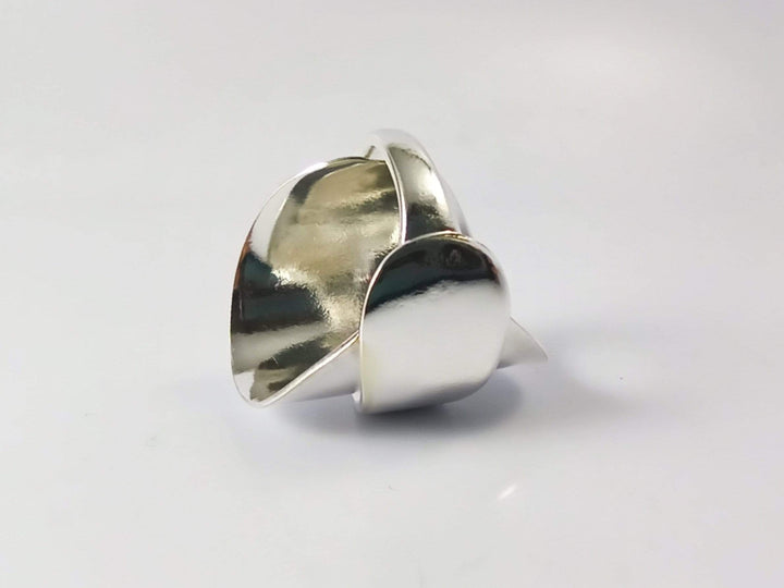 Elegance Silver Whole Spoon Ring