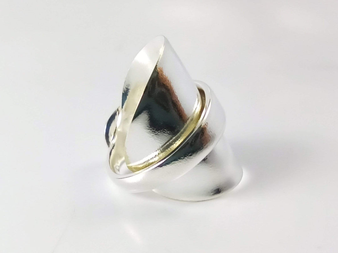 Elegance Silver Whole Spoon Ring