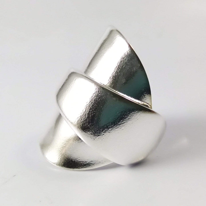 Elegance Silver Whole Spoon Ring