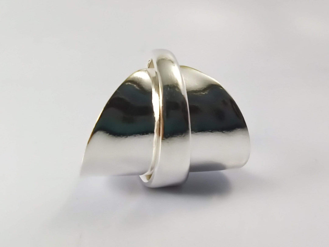 Elegance Silver Whole Spoon Ring