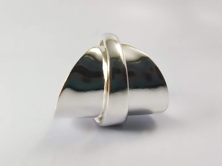 Elegance Silver Whole Spoon Ring