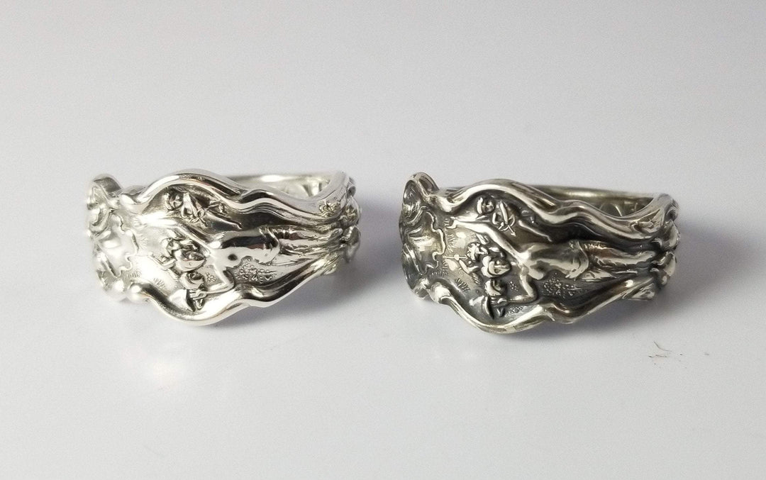 VTG HUG SPOON RING SV925 #10