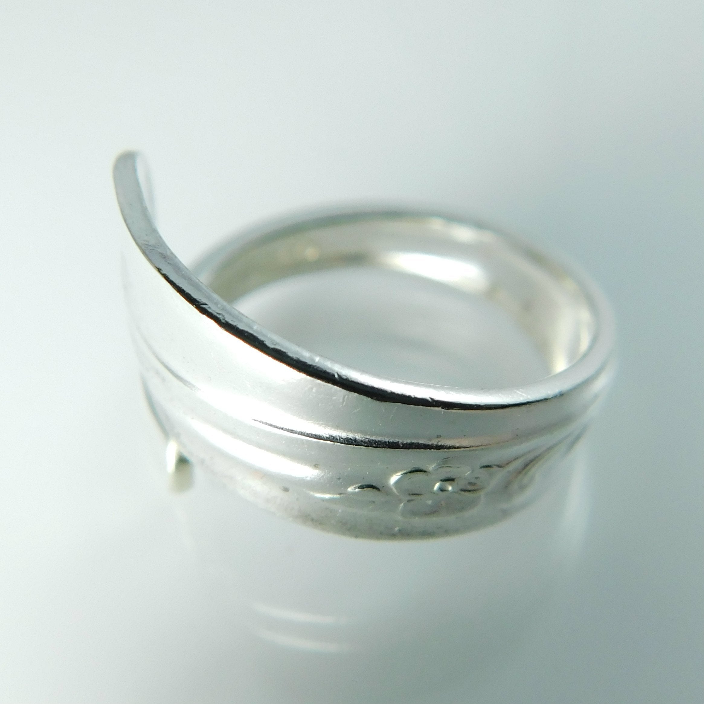 Spoon Ring, Handmade Silver Spoon Ring - Lost & Forged