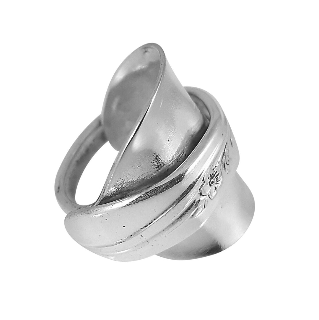 Rose spoon ring