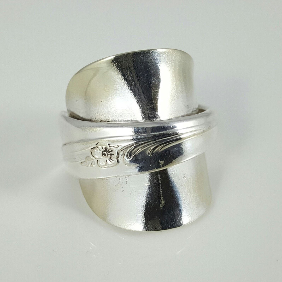 Rose spoon ring