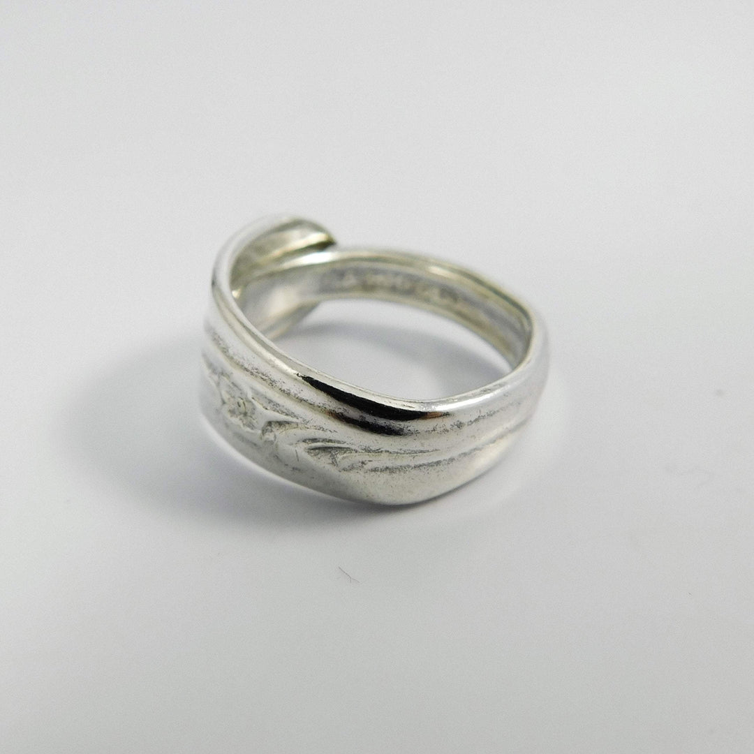Wildflower Classic Band Silver Spoon Ring